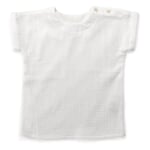T-shirt enfant en mousseline Blanc
