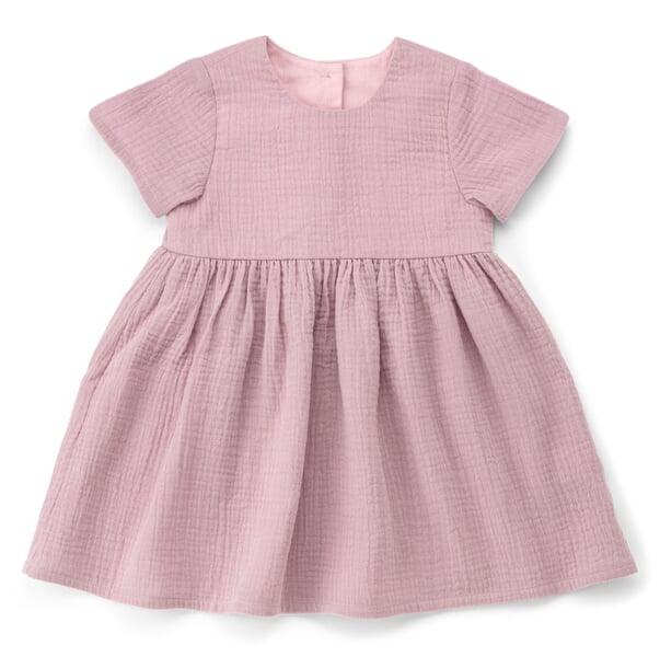 Kinderkleid Musselin Rosé