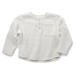 Kids Henley Shirt Muslin White