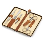 Astuccio per manicure in pelle di toro