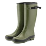 Mens rubber boots Medium green