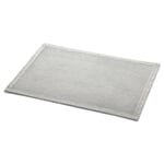 Tappeto da bagno con motivo a perle Grigio chiaro 50 × 70 cm