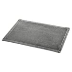 Tapis de bain perlé Anthracite 50 × 70 cm