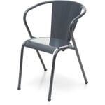 Chaise Estoril RAL7024 Gris graphite