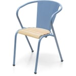 Estoril Stoel, Hout RAL 5014 Duifblauw