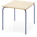 Table Estoril, bois RAL5014 Bleu pigeon