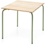 Table Estoril, bois RAL6021 Vert pâle