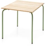 Table Estoril, wood RAL 6021 Pale green