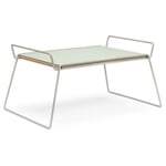 Mesita para bandejas Bloch Gris guijarro RAL 7032 / Menta