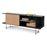 Shelf Fip RAL 7021 Black grey