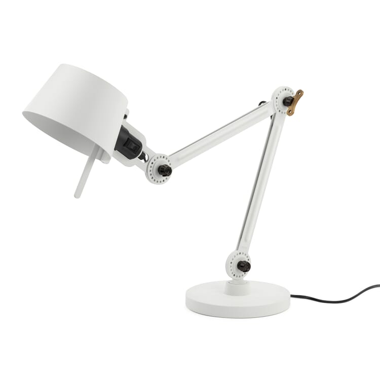 Tonone table lamp steel and aluminum, White