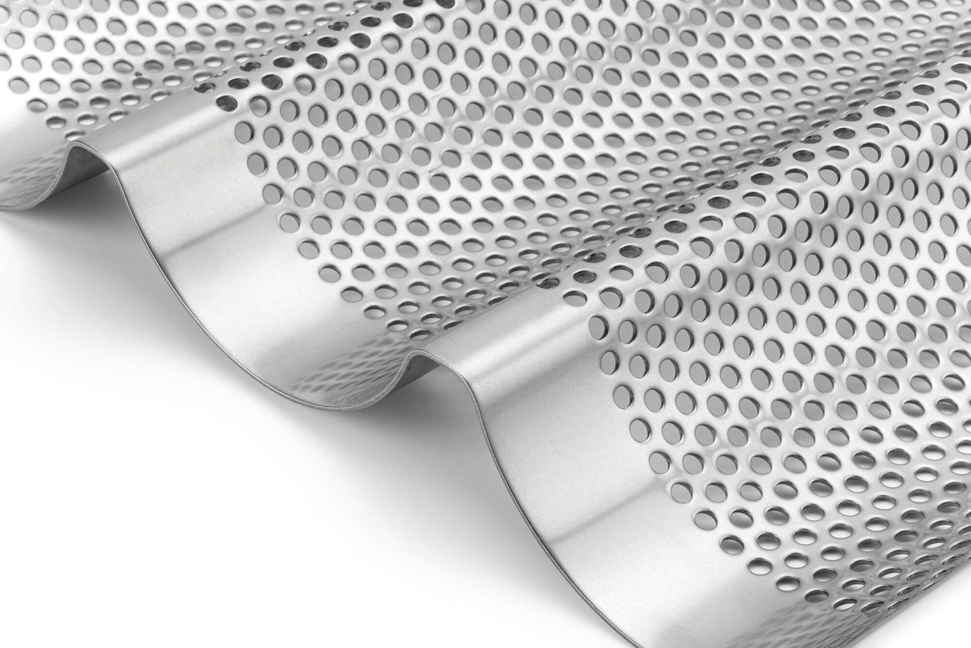 Bread Pan, Premium Nonstick Perforated Pan for French Bread Baking, 4