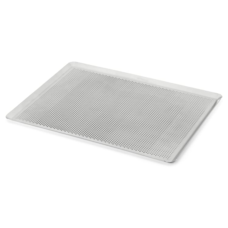 Plaque à pâtisserie en acier inoxydable perforée (40 × 30 cm)