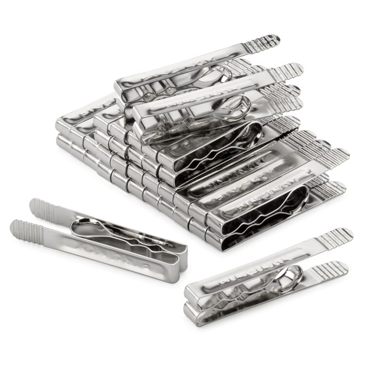 Mollette per abiti in acciaio inox