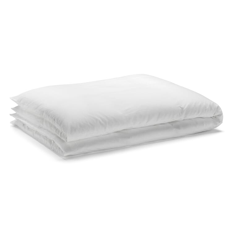 Comforter cover fine satin, White