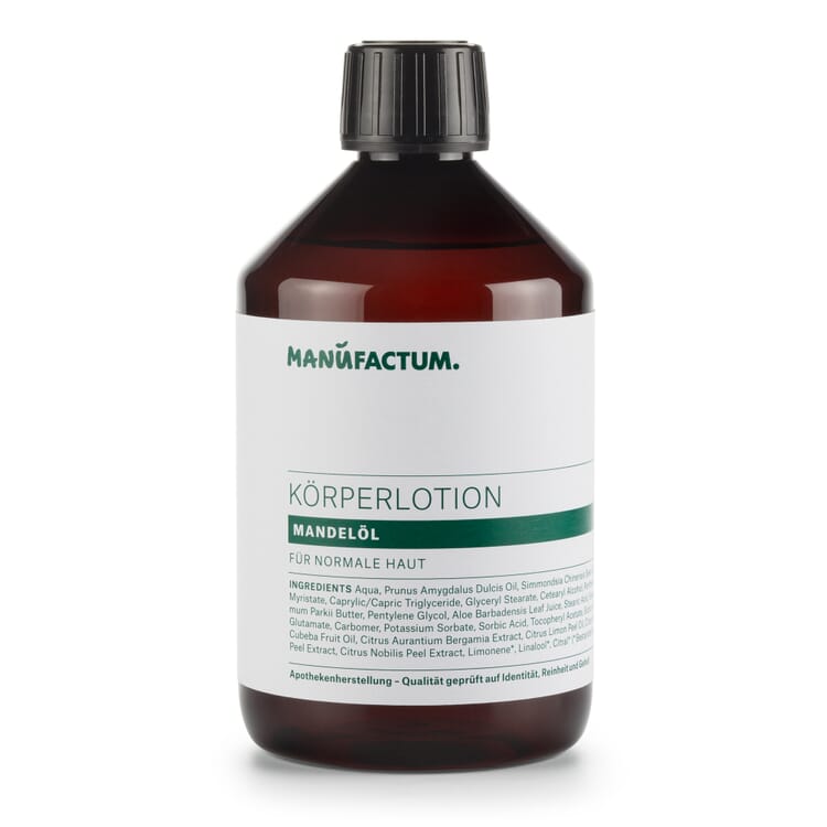 Manufactum body lotion, Almond oil