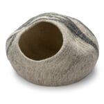 Cat cave wool felt two colors Two-tone