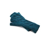Ladies knitted hand warmer Petrol