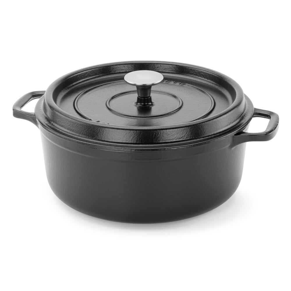 Cast iron roaster enameled round, 5.0 liters Manufactum