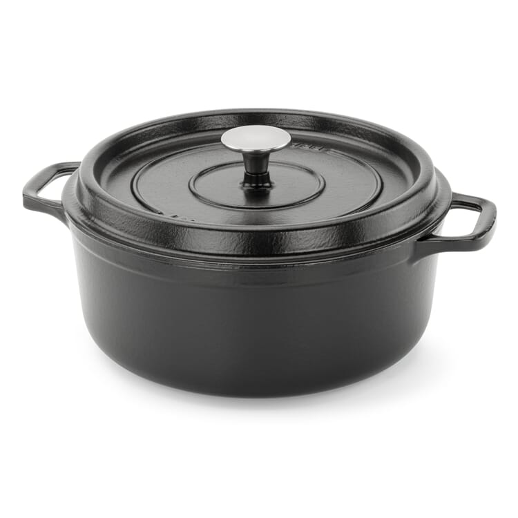 Rôtissoire en fonte émaillée ronde, 5,0 litres