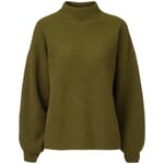 Dames Trui Alpaca Zijde Groen