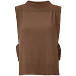 Dames Cape Sweater Braun