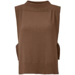 Dames Cape Sweater Bruin