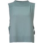 Dames Cape Sweater Groen-grijs
