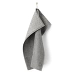 Linen tea towel rhombus Gray