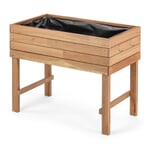 Balcony raised bed cherry wood