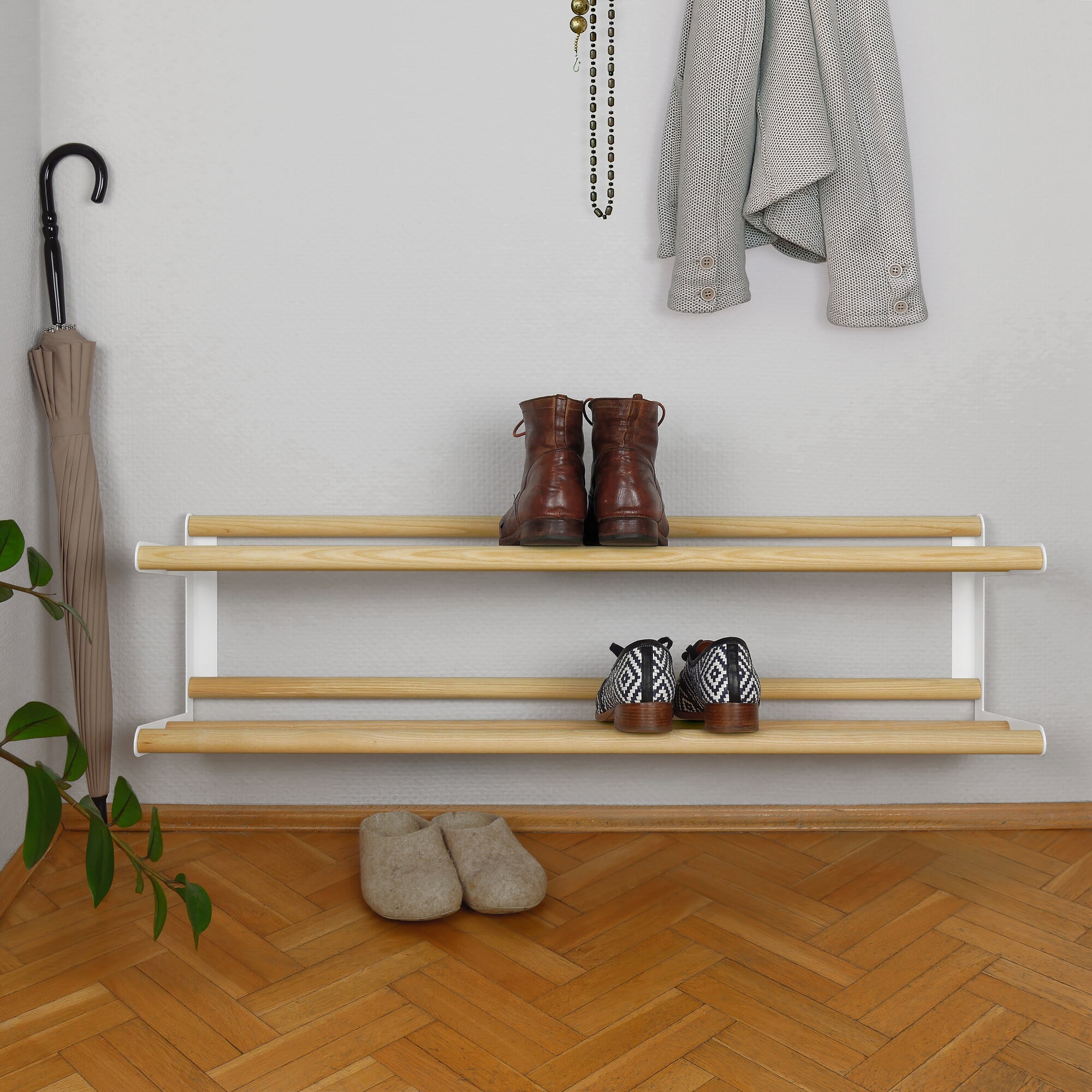 Vicco Schoenenkast Sara, Antraciet, 26.7 x 110 cm