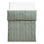 Comforter cover Été Dark green / White 155 × 220 cm