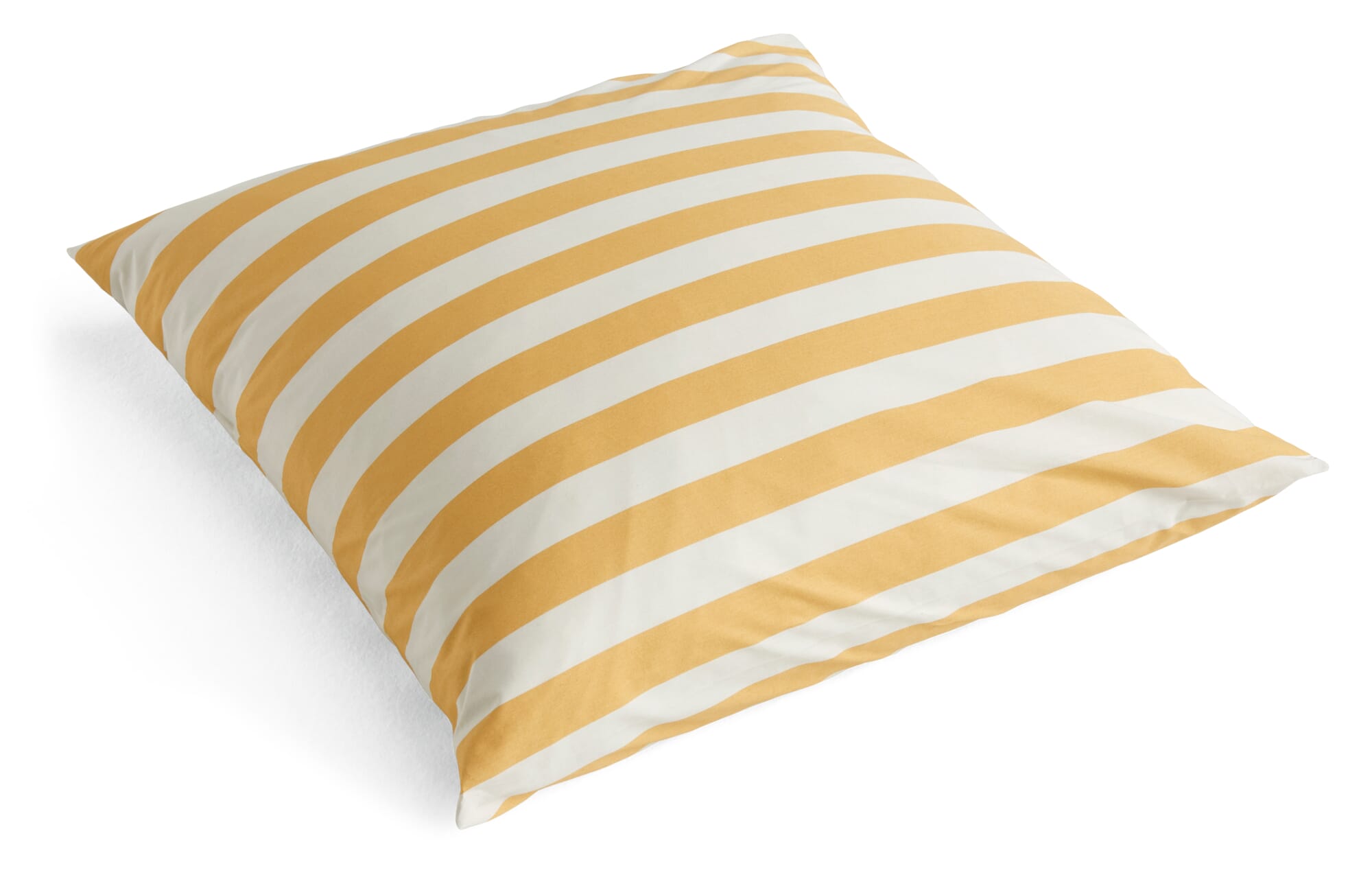 Ete pillowcase Yellow White 80 80 cm Manufactum