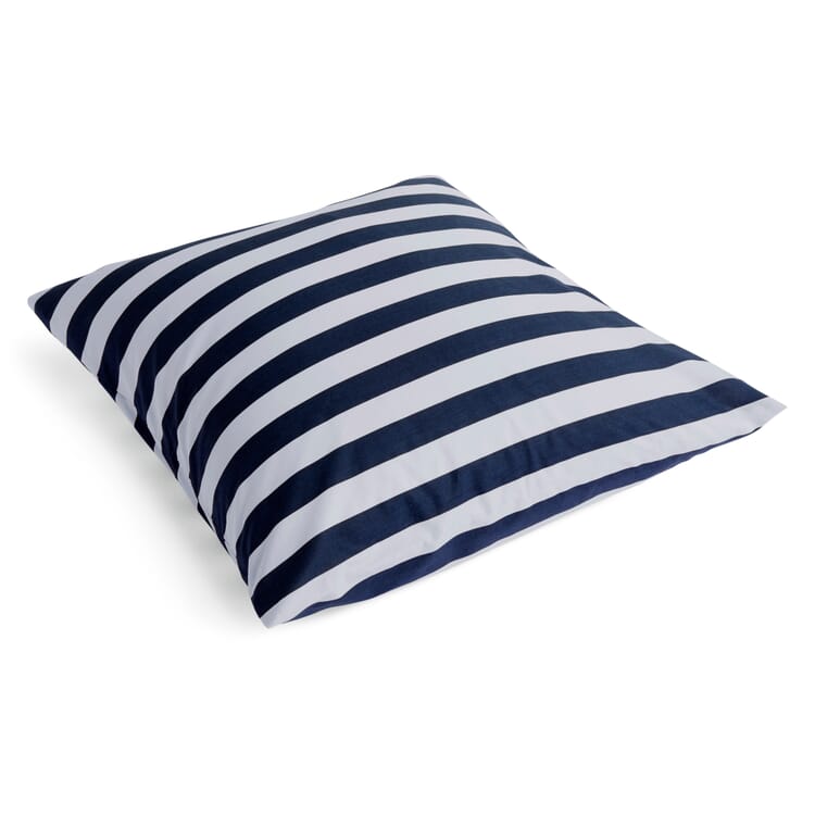 Été pillowcase, Dark blue / Light gray