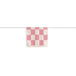 Badematte Check Pink