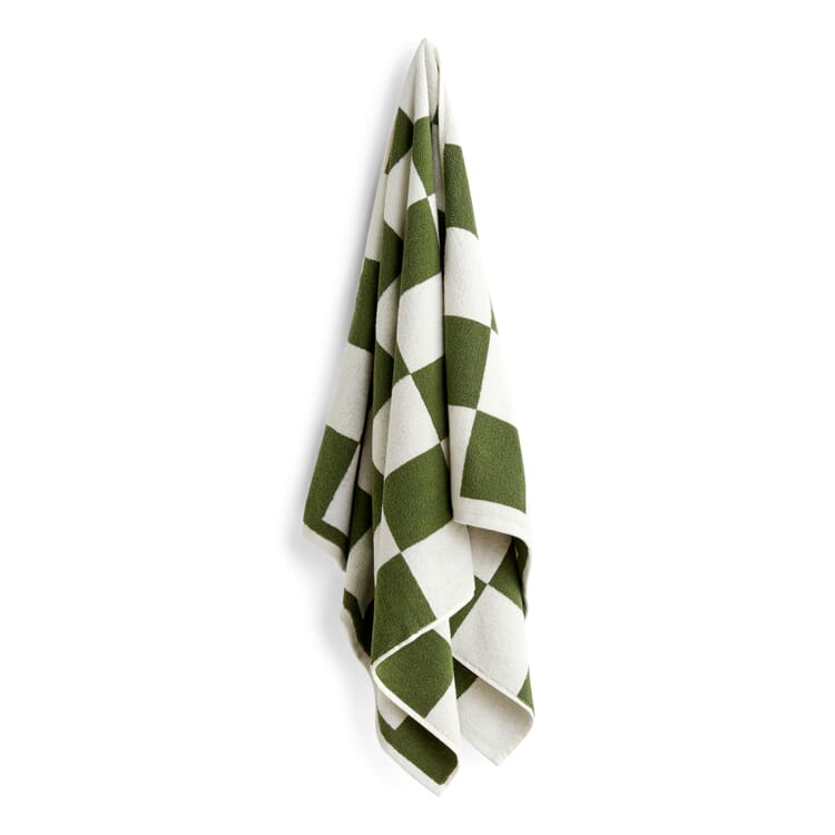 Bath towel Check, Green