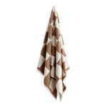 Bath towel Check Brown