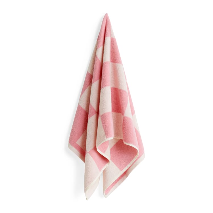 Towel Check, Pink
