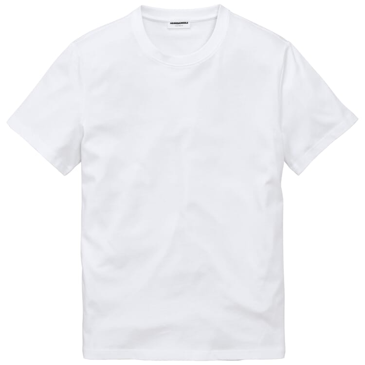 T-shirt i bomuld til mænd, Hvid