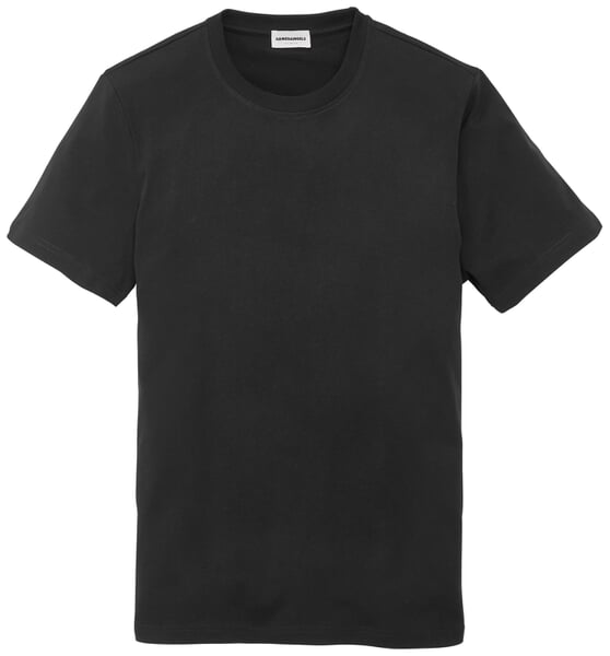 Herren T-Shirt Baumwolle Schwarz