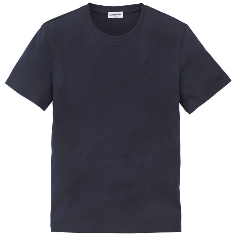 Heren T-shirt Katoen, Donkerblauw