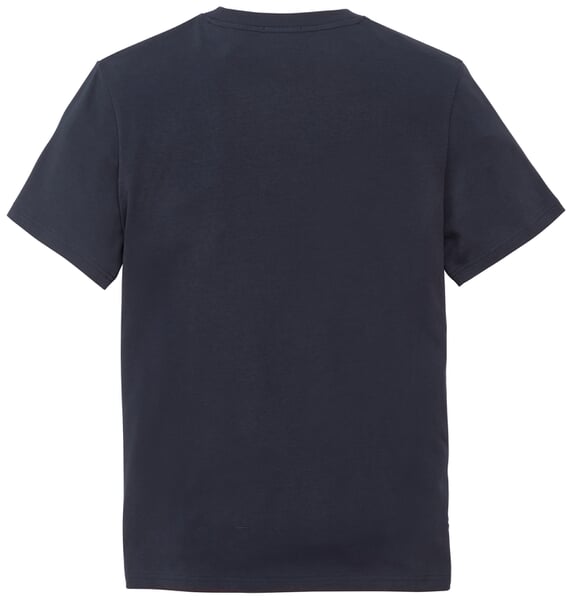 Heren T-shirt Katoen Donkerblauw