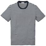 Men striped shirt Blue-White