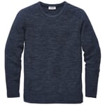 Herren-Strickpullover Blaumelange