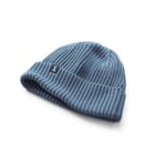 Knitted cap unisex Medium blue