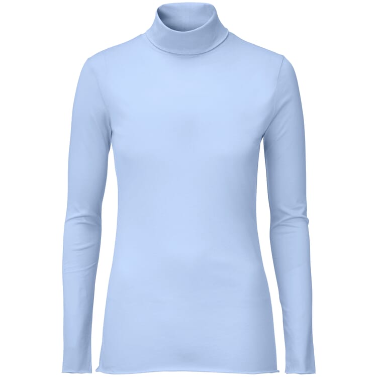 Ladies' underwear turtleneck, Medium blue