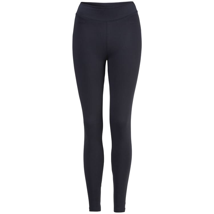 Leggings i jersey til damer, Mørkeblå