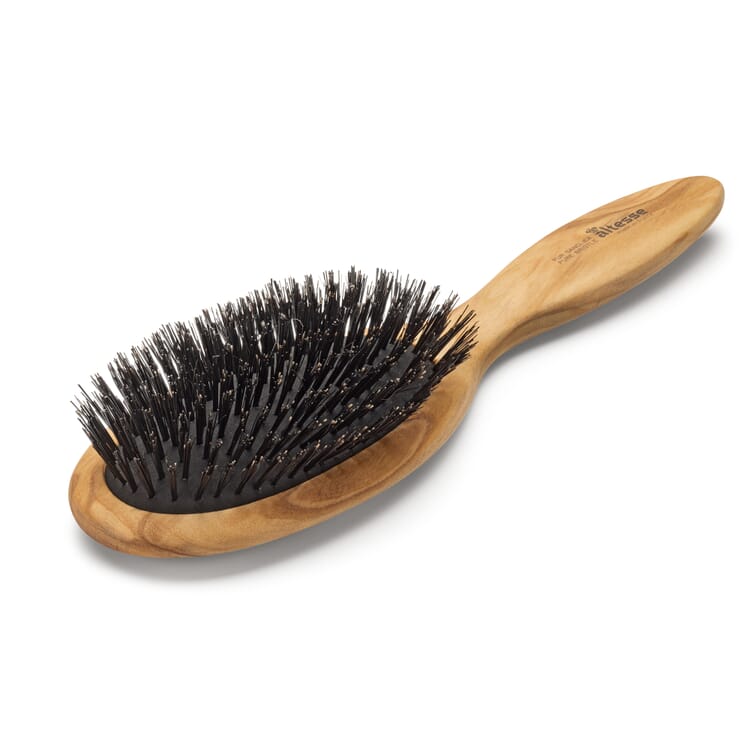 Brosse pneumatique Bois d'olivier Soie de sanglier