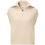 Dames Troyer Slipover Wol wit