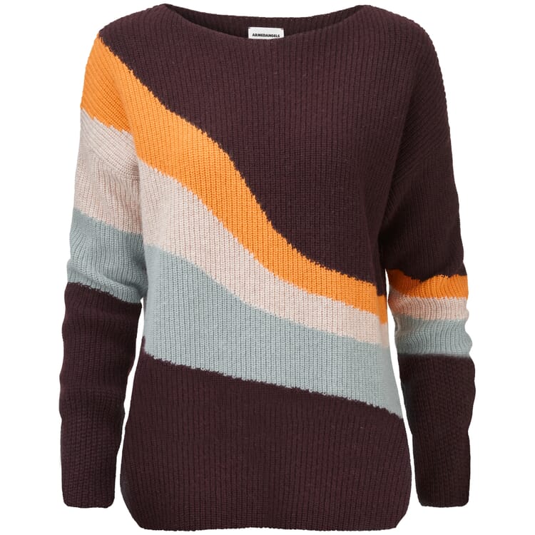 Ladies Knit Sweater, Multicolor